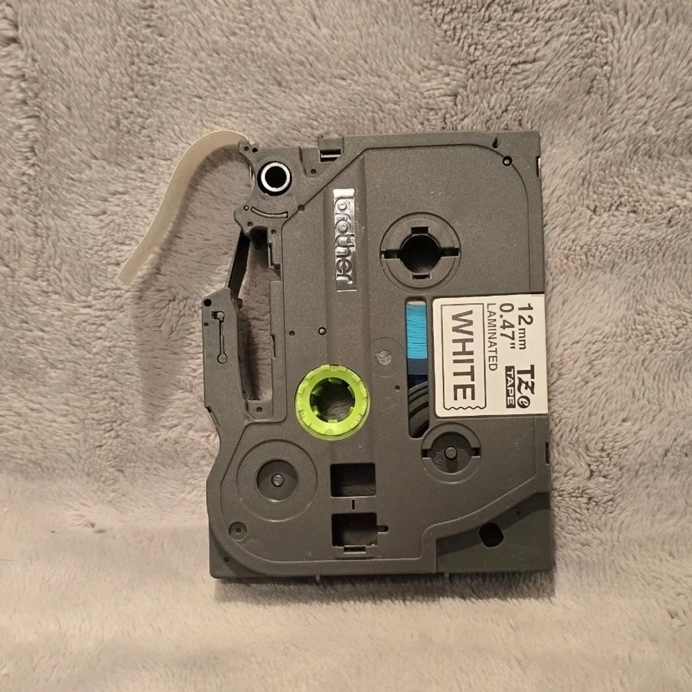 Brother P-Touch‎ TZe-231 Laminated Label Tape 12mm 0.47 Black on White TZe231